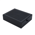 Custom Drawer chipboard box gift box packaging black sliding drawer paper gift box with logo